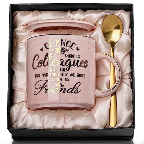 Coworker Leaving Gifts for Women, Farewell Thank You Gift for Work Bestie